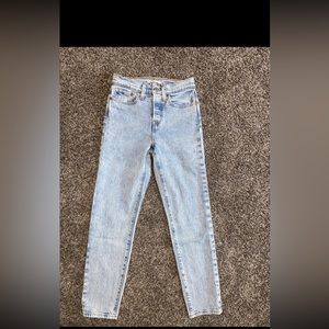 Levi’s 501 wedgie skinny